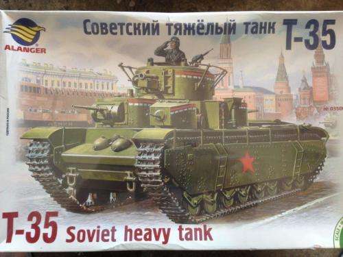 Artillery Alanger T 35 Soviet Heavy Tank Scale 1 35 Scale